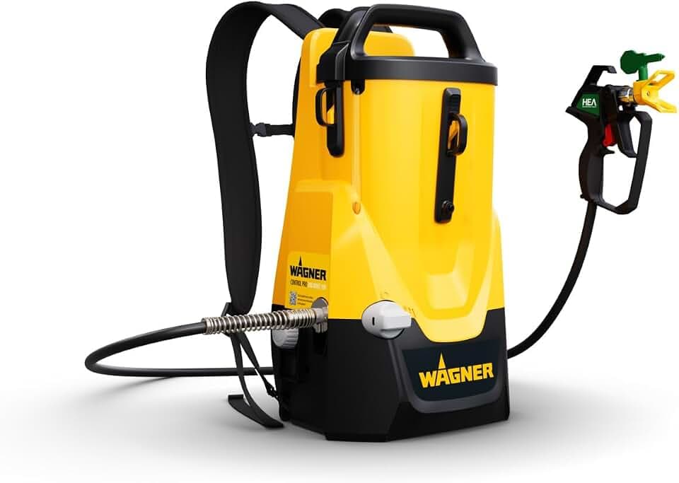 WAGNER Akku-Farbsprühsystem Control Pro 300 Move 18V Baretool - Frei und flexibel: bequem als Rucksack, stationär auf dem Boden oder mobil in der Hand *OHNE Akku + Ladegerät*