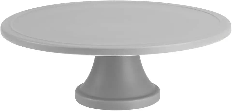 Birkmann, Tortenplatte Trend, Keramik, Ø 31 cm Steingrau matt, Höhe 11 cm