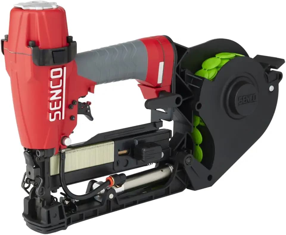 SENCO Pneumatic Cap Stapler | 3/8 Inch Crown | 1-1/2 inch 18 Gauge (CS61H1)