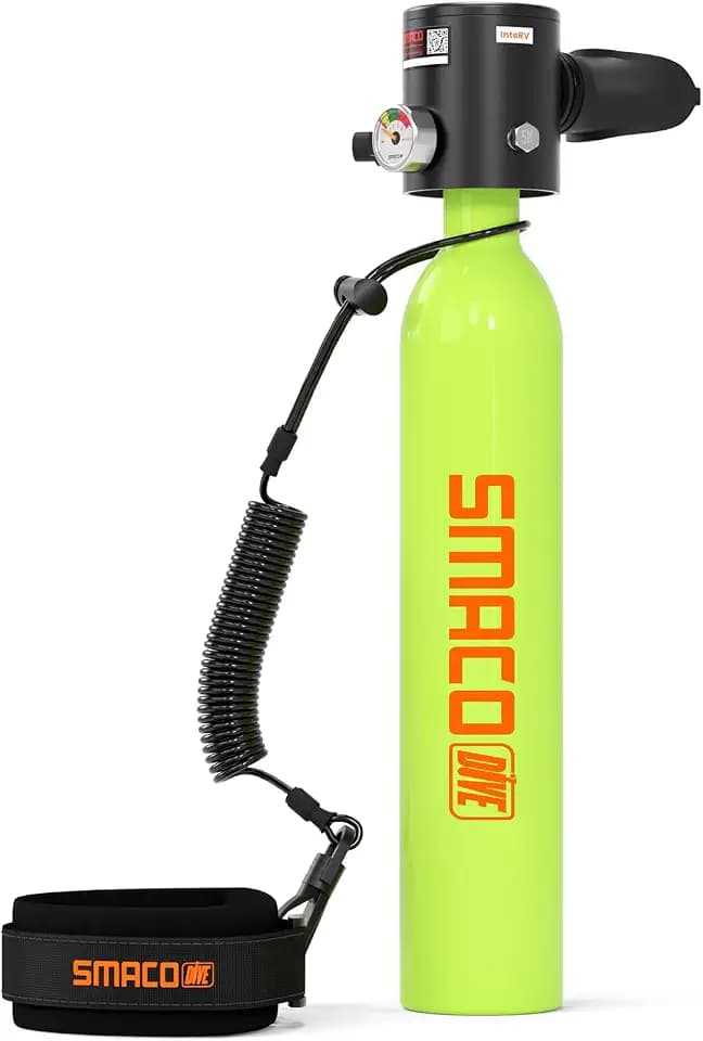 SMACO S300 Mini Tauchflasche, 0,5L Tragbare Taucherflasche