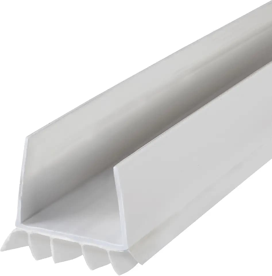 M-D Building Cinch® U-Shape Slide-On Under Door Seal, White, 36in