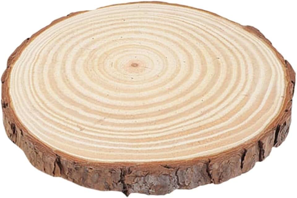 SUPVOX Garden Pathway Stepping Stone - Wooden Slices Patio Path,Stepping Wood Board for Yard Outdoor, 28.00X28.00X2.00CM, Coffee, NEZ7U414B3133NJSN5