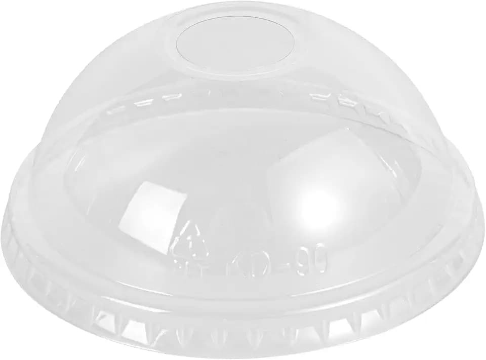 Restaurantware Round Clear Plastic Pet Dome Lid, 3.7 In, 1000 Pack