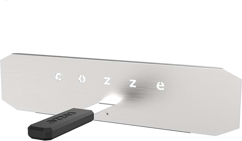 Cozze® Tür für 17" Pizzaofen aus Edelstahl – Hält Wärme effizient, mit hitzebeständigem Bakelitgriff, Perfekt für Temperaturkontrolle,Blackone