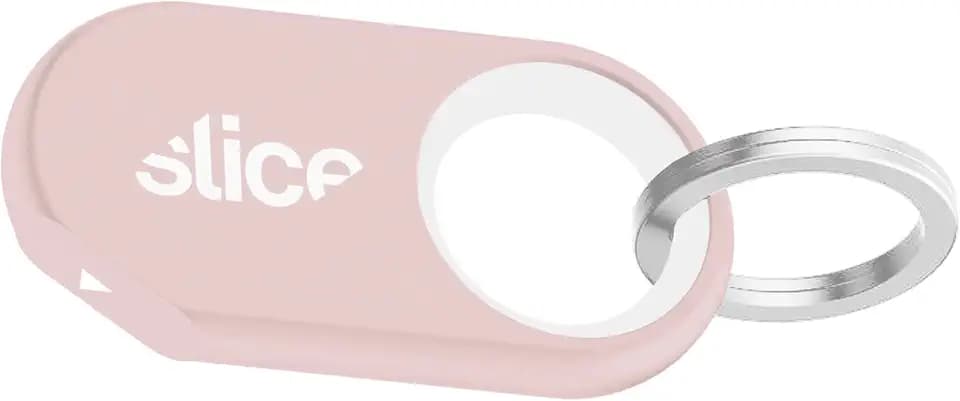 Slice Slicer Box Cutter | Ceramic Keychain Knife and Lightweight Micro Cutter | Lasts 11x Longer than Metal | Dusty Rose