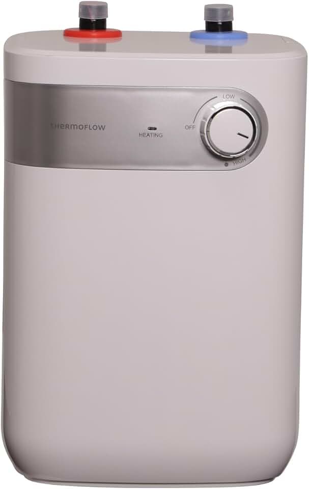 Thermoflow DS 5U Untertischspeicher/Niederdruckspeicher/Warmwasserboiler 5 L Speichervolumen/G 1/2" Anschluss / 30–65 °C/geeignet für Niederdruckarmatur/mit Metalltank/Energieklasse B