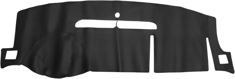 Dash Cover Mat for Chevy Silverado 2007-2014 Faux Leather Black
