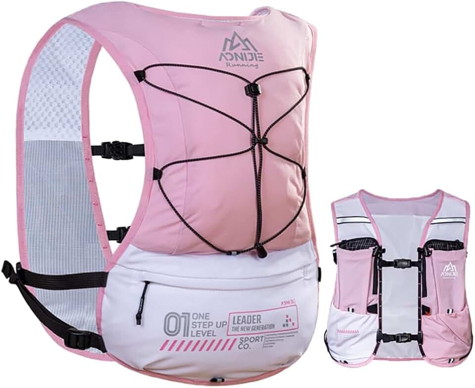 AONIJIE Running Hydration Vest Backpack 5L Marathon Race Cycling Hiking Climbing Trail Running Essentials for Women Men