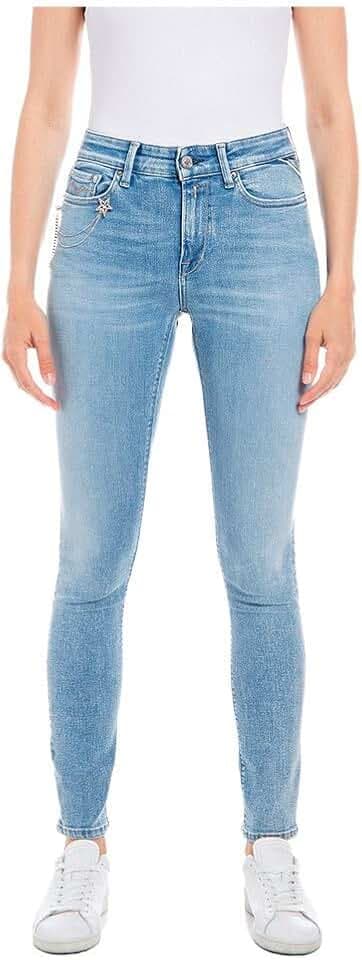 Replay Damen Luzien Rose Label Jeans