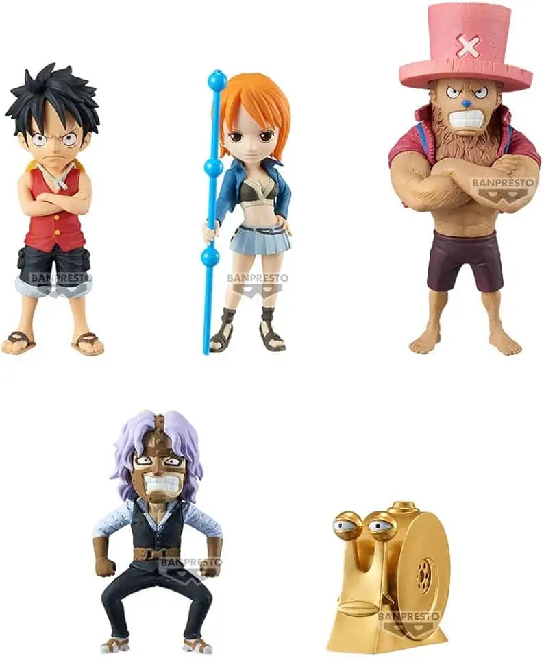 Banpresto BANDAI - Figur World Collectable Figure - One Piece - B - 7cm - (5 Verschiedene Figuren - einzeln verpackt) - BP28839P