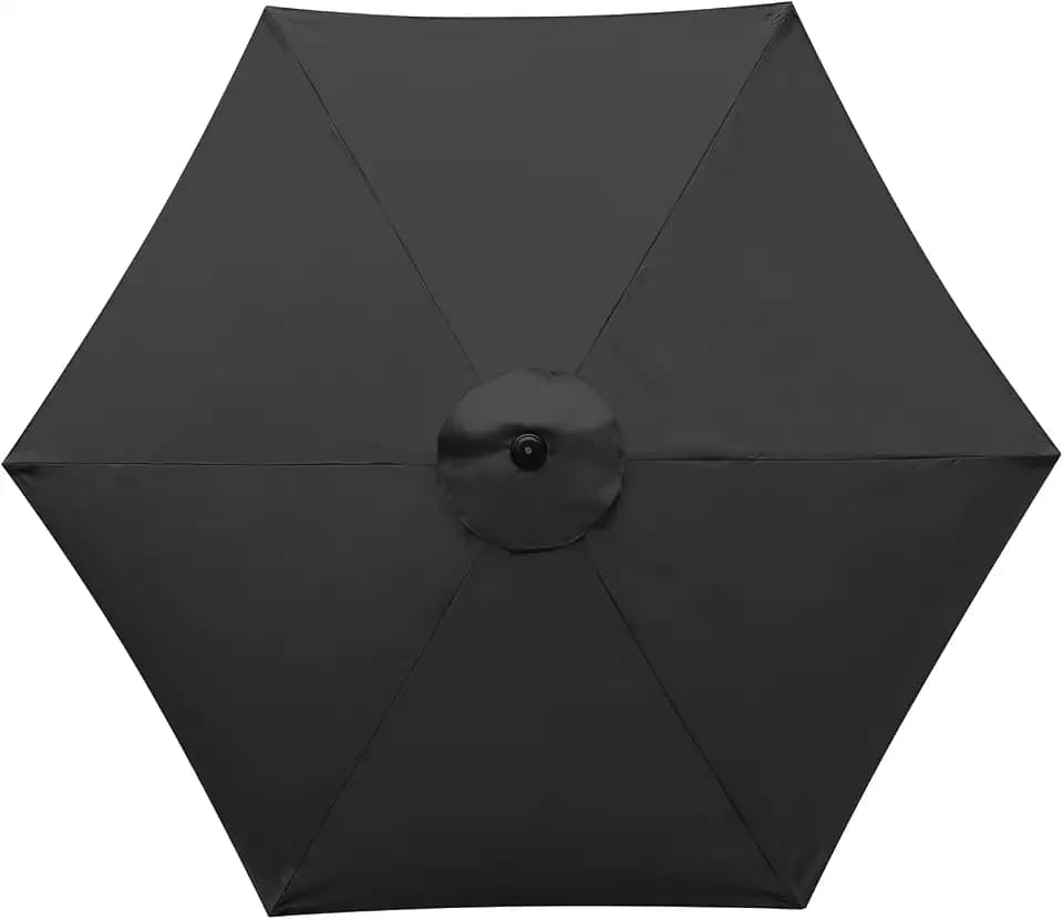 9 Feet Patio Umbrella Replacement Canopy for 6 Ribs, Market Umbrella Top, Yard Table Umbrella Top Cover,Universal Strong and Thick Umbrella Canopy,Canopy Only