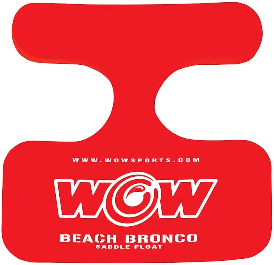 Wow Sports Foam Water Saddle Float - Red - Hands-Free Pool Seat