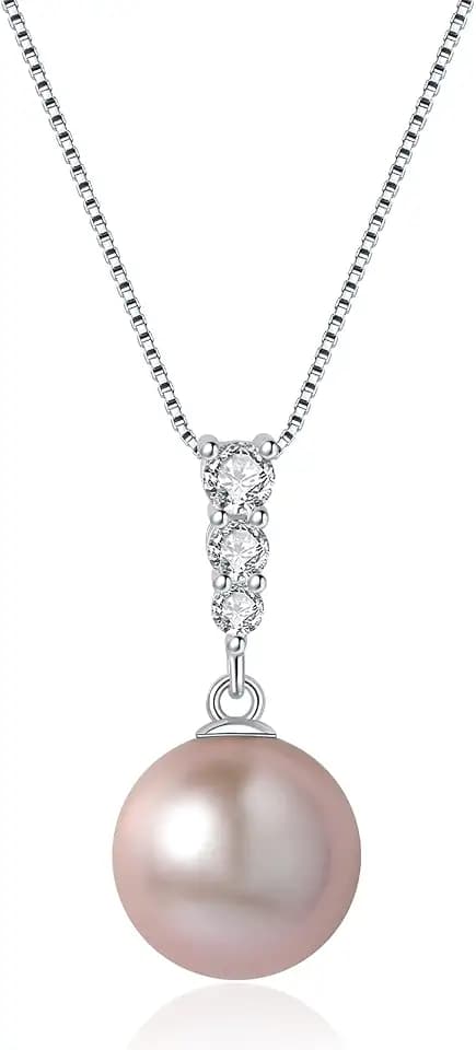 YAMI Pearl Necklace, Tahitian/Akoya/Edison Cultured Pearl Pendant Necklaces