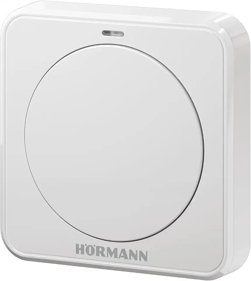 Hörmann Funk-Innentaster FIT 1 868-BS weiß DE (eine Tastenfunktion mit großer Taste zur einfachen Bedienung, Fernbedienung, Smart Home) 4556699
