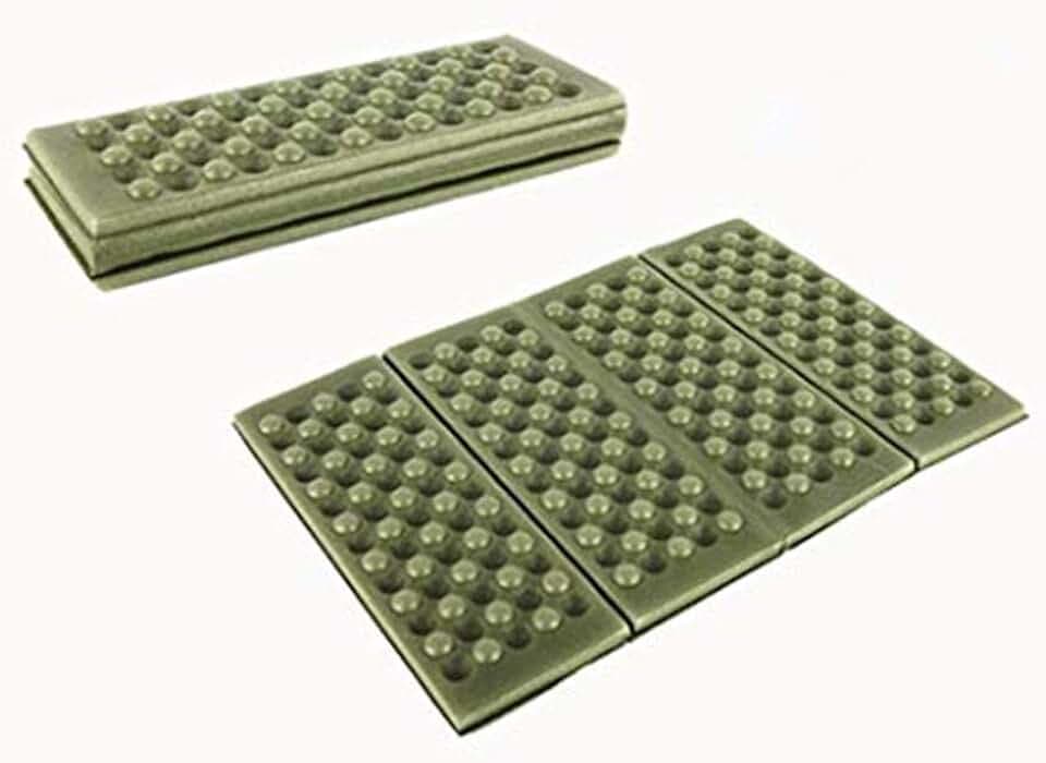 Toasis Camping Cushion Outdoor Sitting Mat Foam Seat Pad (Olive-2pcs)
