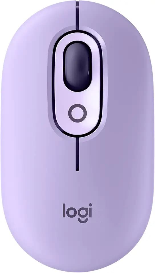 Logitech POP Mouse, Compact and Portable Wireless Bluetooth Mouse - Cosmos