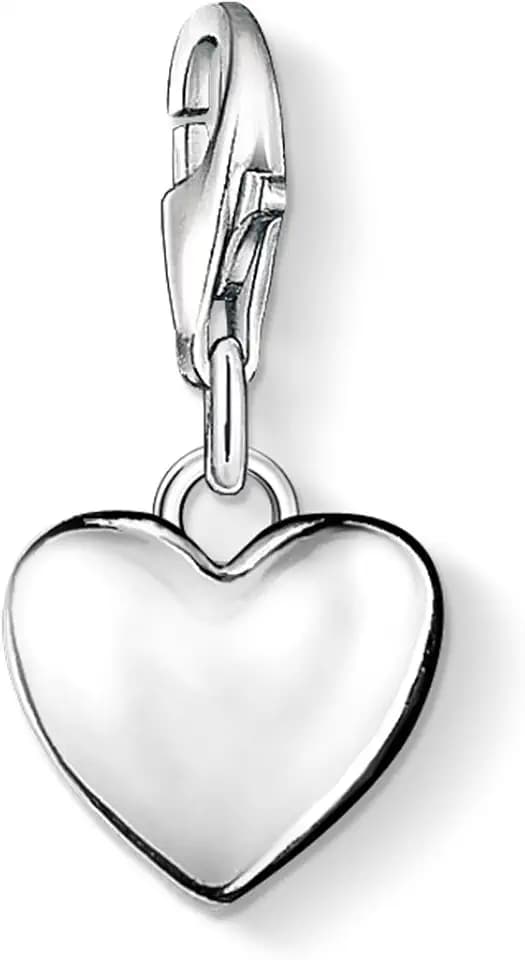 THOMAS SABO Damen Charm-Anhänger Herz Flügel Charm Club 925 Sterling Silber 0613-001-12