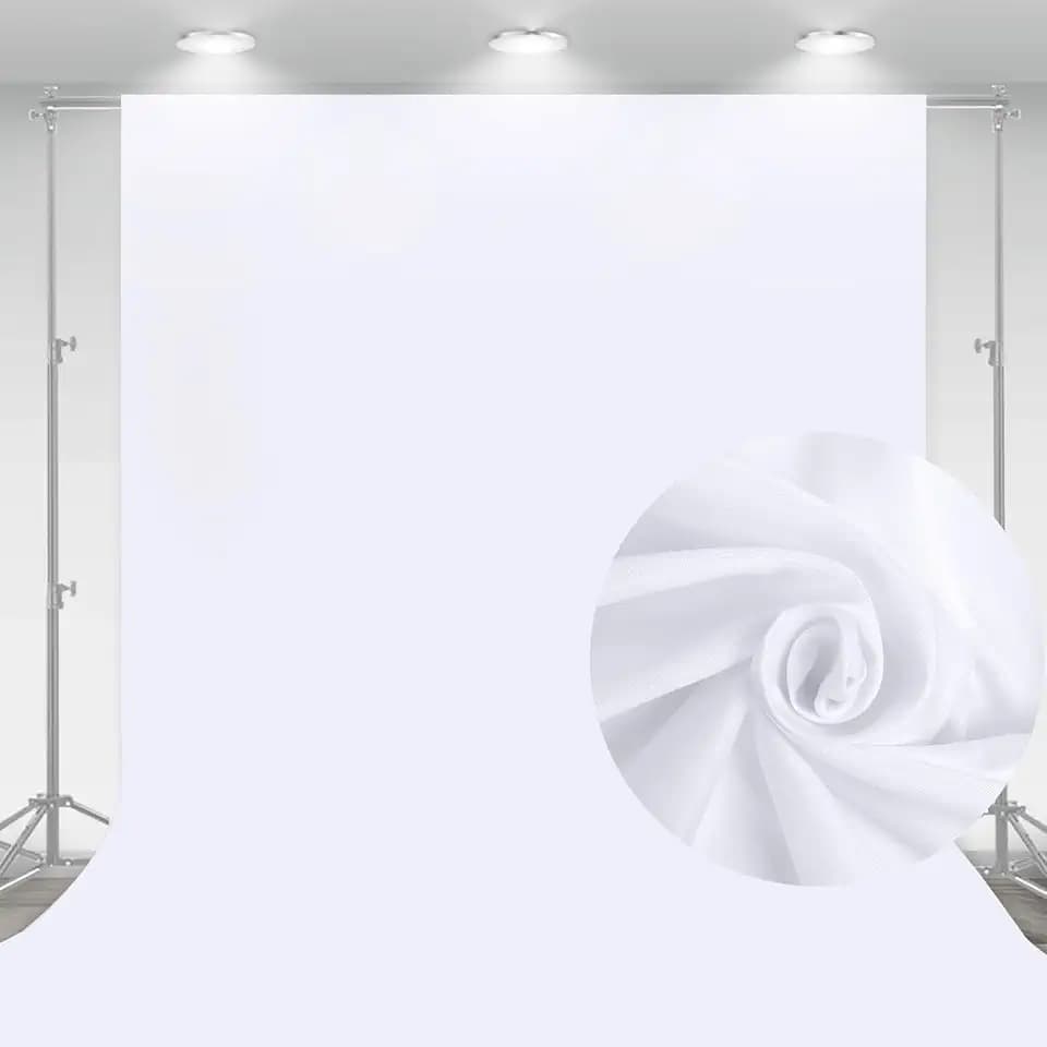 10 x 7 FT White Backdrop Background for Photography, Pure White Screen