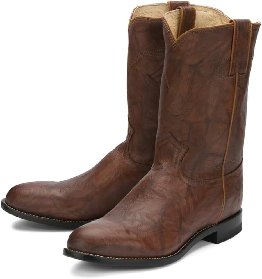 Justin Jackson 10" Roper Cowboy Boots for Men