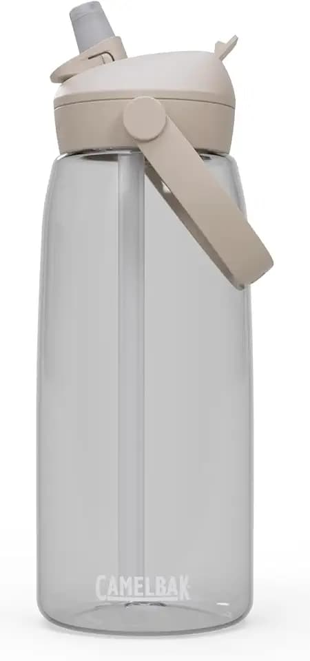 CamelBak Thrive Flip Straw Water Bottle 32oz, Clear