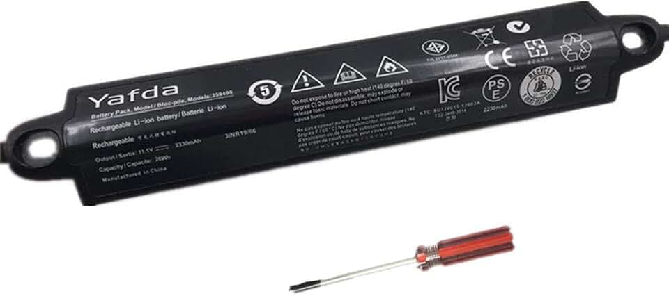 YAFDA 359498 New Battery for Bose SoundLink Bluetooth Speaker III 330105 330105A 330107 330107A 404600 11.1V 2330mAh