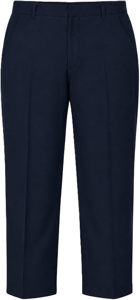 Jungen/Herren Robuste Passform/großzügige Passform Schul-/Bürohose halbelastisch, Übergröße, langes Bein und kurzes Bein, XS/6XL