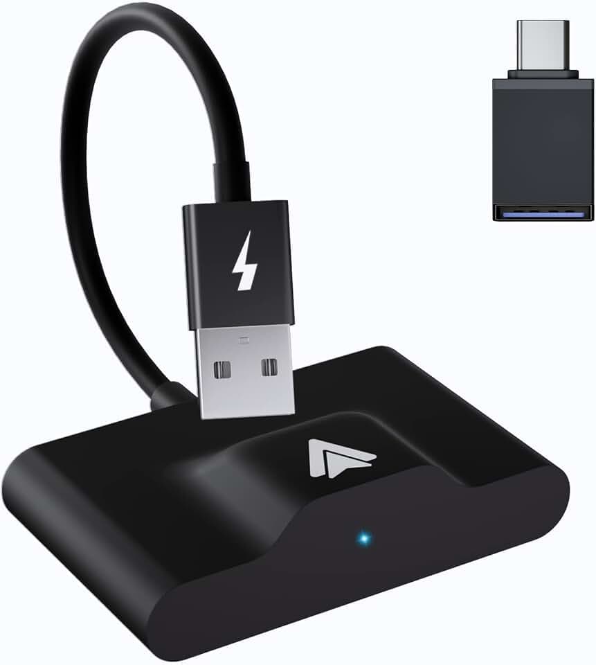 Wireless Android Auto Adapter, USB Dongle für Android Autoradio, Wireless, Cars Adapter für OEM Wired Autos von 2017