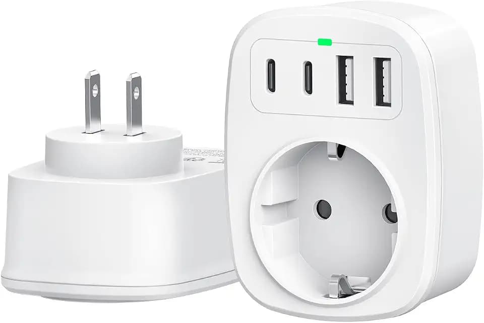 Adapter Japan Deutschland Stecker, Japan Steckdosenadapter mit USB C