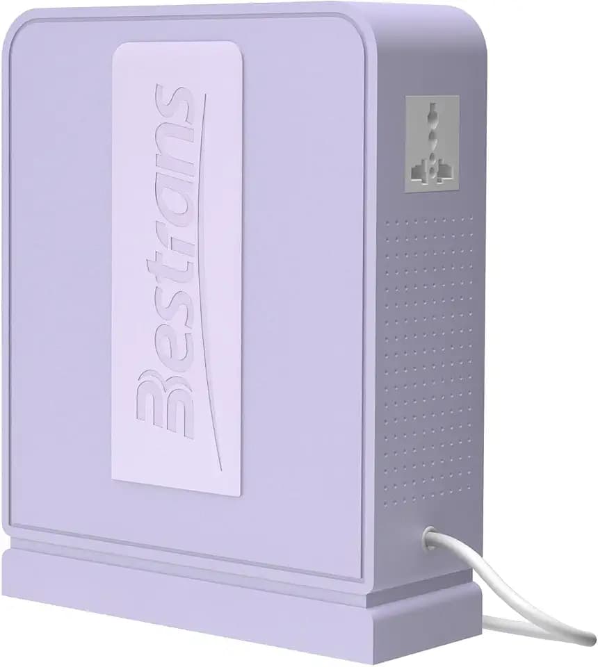 1000W Step Up Transformer 110v to 220v Converter, Heavy Duty Voltage Converter 110v-120v to 220v-240v with Dual Outlets, Overload Protection & Ultra-Quiet for Home Appliances, Light Purple