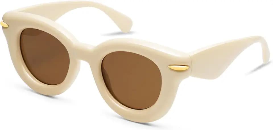 Appassal Cute Round Sunglasses for Women Mens AP3695