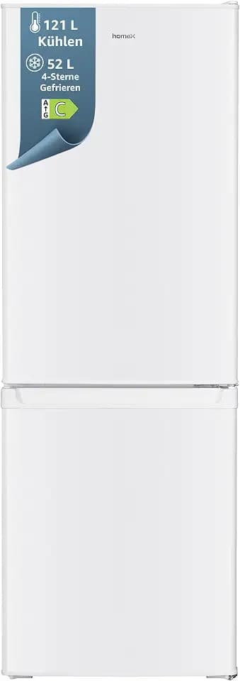 homeX CFS1110-W Kühl Gefrierkombination freistehend 173 Liter Nutzinhalt