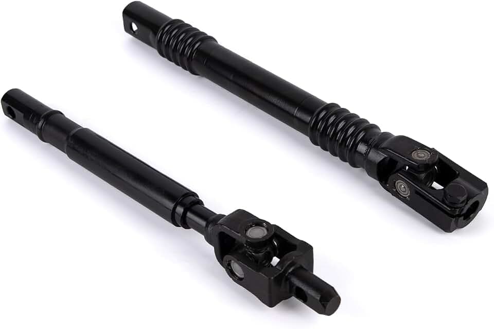 Upper & Lower Intermediate Steering Shaft Steering Column for Chevy Silverado 1500 2500 3500 HD Classic for GMC Sierra 1500 2500 3500 HD Classic for Cadillac Escalade Replaces 25958109 19329330