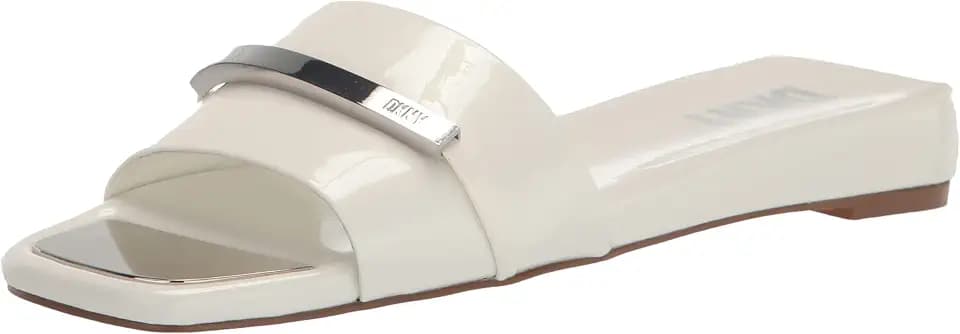 DKNY Women's Comfortable Chic Shoe Alaina Flat Sandal