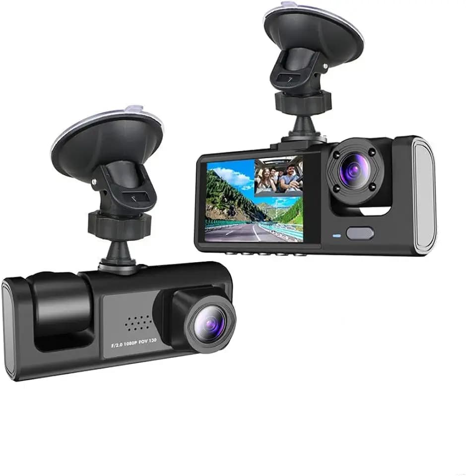 Dash Cam for Car Security Camera Front and Rear Vehicle Camera Dual DashCam Backup Camera