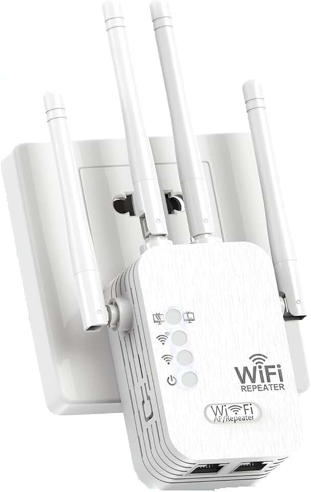 WiFi Repeater,Eliminates Dead Zones, WPS Easy Setup, with Ethernet Port