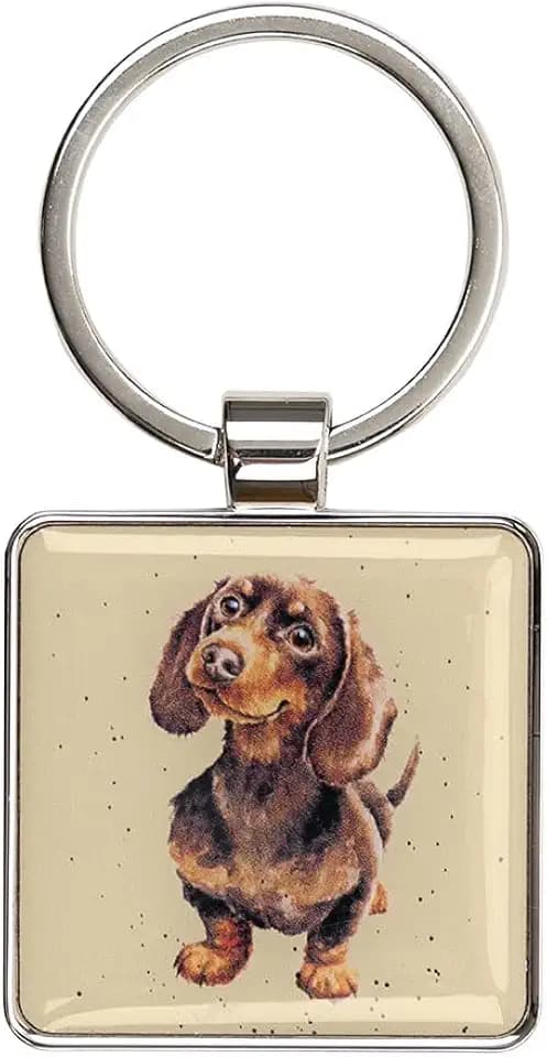Wrendale Designs Dackel-Schlüsselanhänger "Little One", sand, 40mm x 80mm