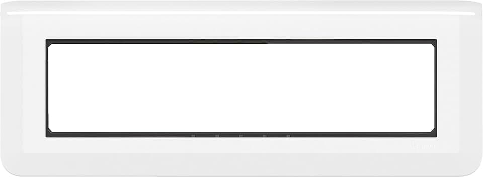 Legrand - Mosaic Platte mit Halterung für 8 Module horizontal - weiß