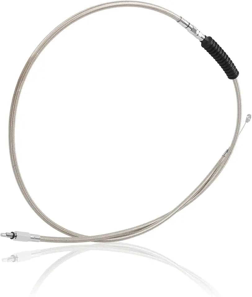 CHIFUN Motorcycle Clutch Cable Wire Stainless 71" 180cm Compatible with Harley Softail XL 883 1200 Dyna Softail Fat Boy Heritage Road King