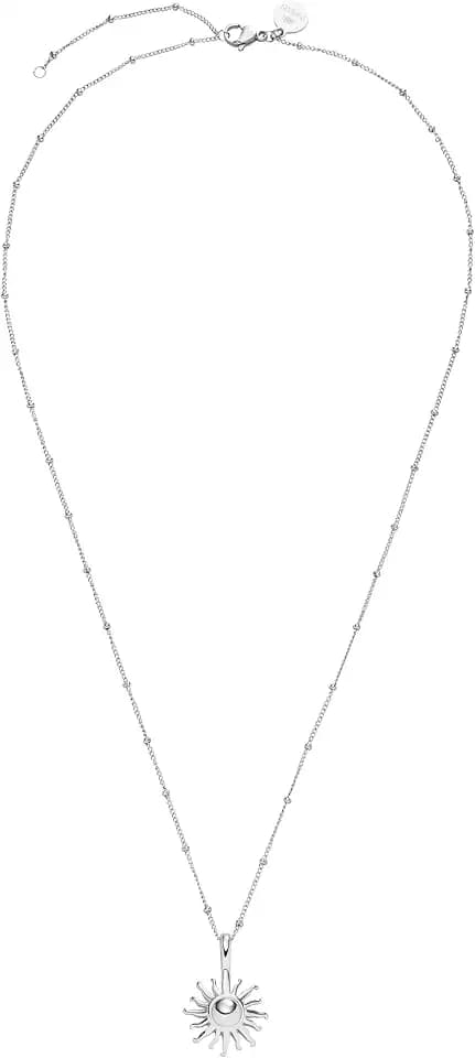 Purelei® Sun Necklace: Waterproof & Adjustable, Chain with sun pendant, 20 to 22 inch adjustable length, 18K Gold plated stainless steel