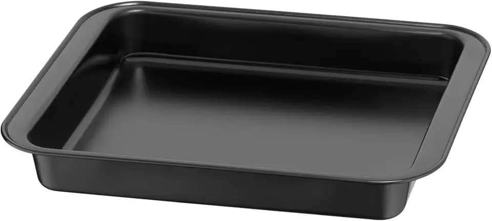 Original Kaiser Classic Brat- und Auflaufform 29 x 23 x 4 cm, Backblech antihaftbeschichtet, extra hoher Rand, praktischer Griffrand, optimale Wärmeleitung, Schwarz