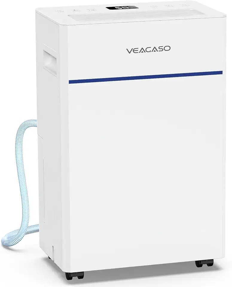 VEAGASO Dehumidifier for Basement, 28 Pints, 2000 Sq.Ft, 38dB Sleep mode