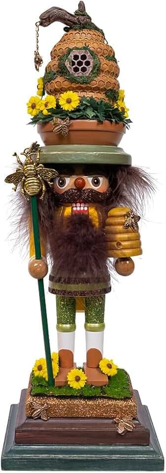 Kurt Adler 15" Hollywood Nutcrackers™ Bee Keeper Nutcracker
