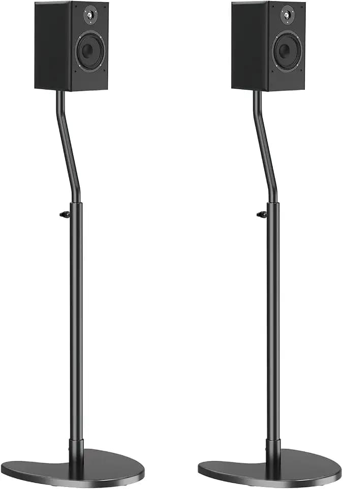 Mounting Dream Height Adjustable Speaker Stands, One Pair Floor Stands