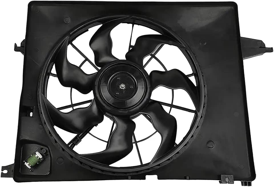 SCITOO 621493 Engine Radiator Cooling Fan Assembly for Hyundai & Kia Model