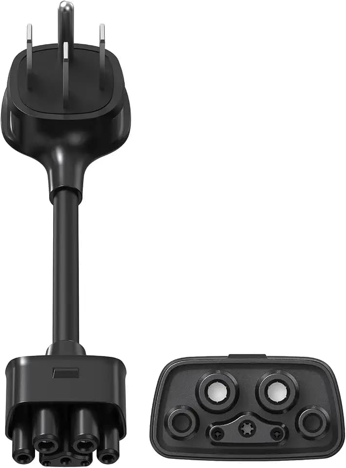 NEMA 14-50 Adapter for Tesla Gen 2 Mobile Portable Charger, Connect Be Used Tesla Mobile Charger to NEMA 14-50 250V Outlet at 32 Amp Portable Tisl Charger Adapter（14-50 Length 11“）, black
