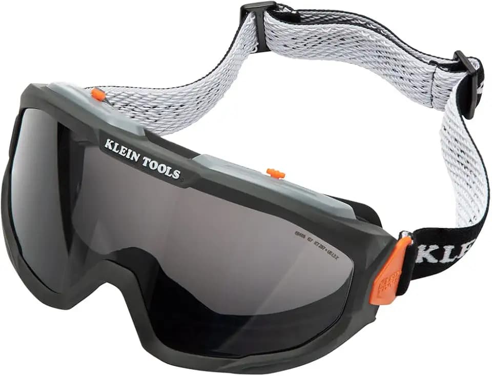 Klein Tools 60480 Safety Goggles, Gray Lens