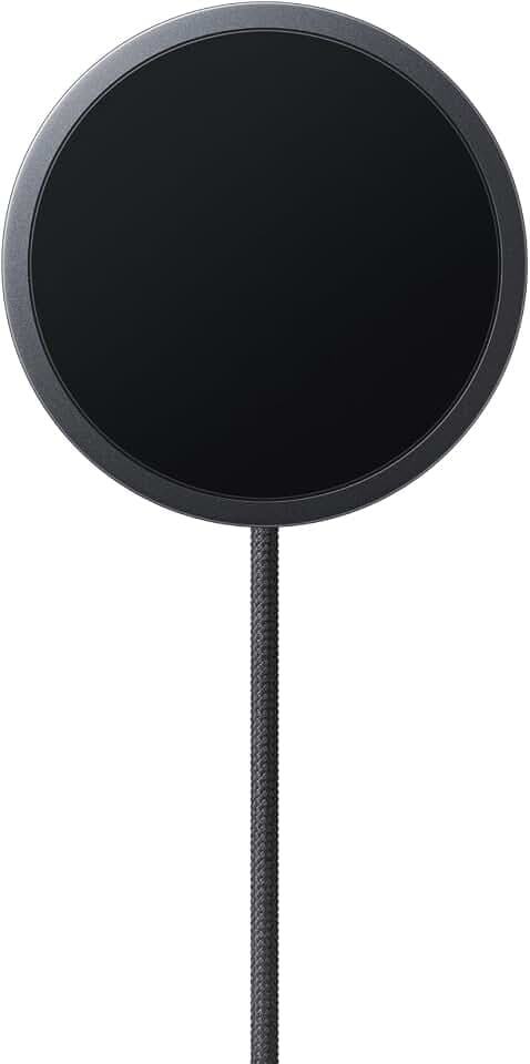 Samsung Magnet Wireless Charger 25 Watt EP-P2900T für Smartphones und kompatible Ladecases verschiedener Hersteller, Qi2-Support, inklusive 45 Watt Schnellladeadapter, Ladegerät mit USB-C, Schwarz