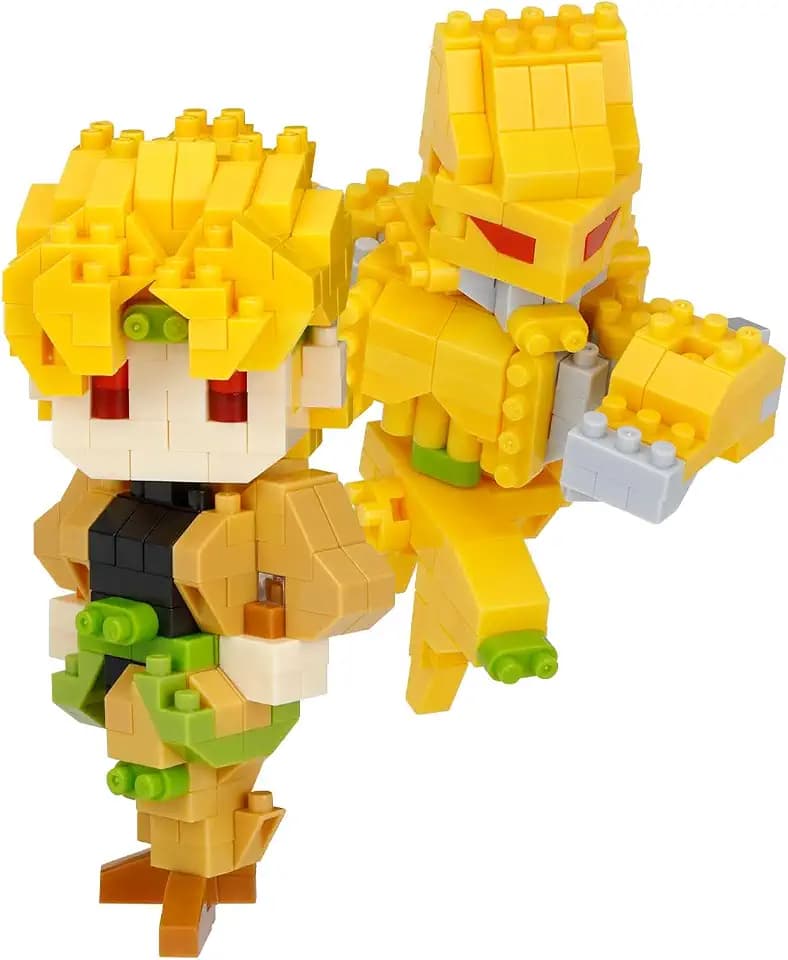 nanoblock - JoJo’s Bizarre Adventure - Dio & The World Character Collection Series 510 Piece Building Kit
