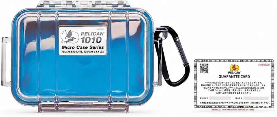 Pelican 1010 Micro Case (Blue/Clear)