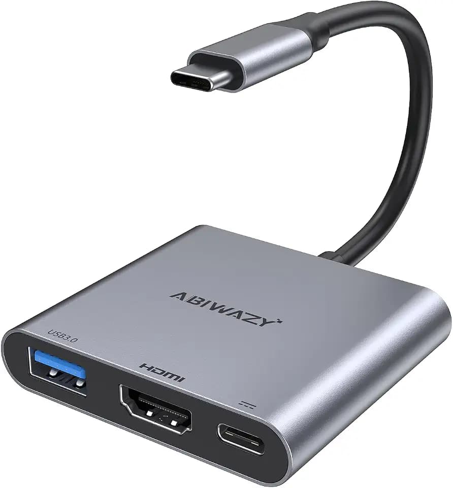 USB C to HDMI Multiport Adapter with 4K HDMI Output Type-C Hub Converter
